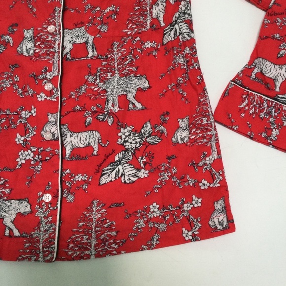 Victorias Secret XS Flannel Tiger Print Pajama Set - Picture 6 of 10